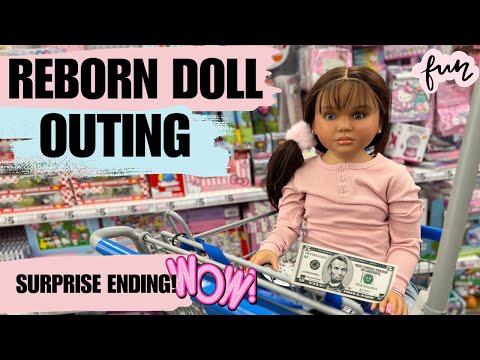 Reborn Doll Adelia Goes to Five Below 💵 🧩 😮 SURPRISE Ending!! #reborn #thedollsarentreal #roleplay