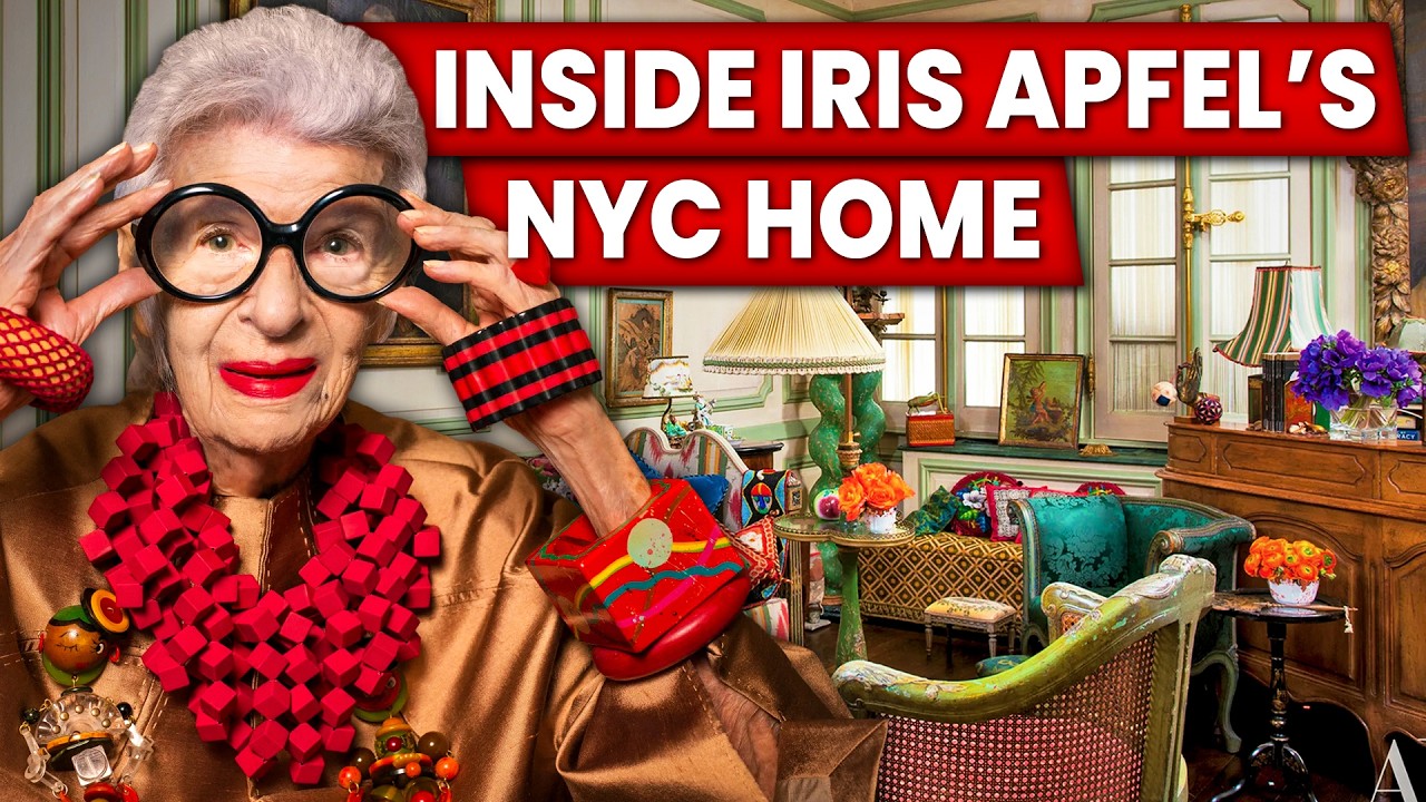 Iris Apfel Manhattan Apartment | INSIDE Iris Apfel's House Tour in New York City | Interior Design