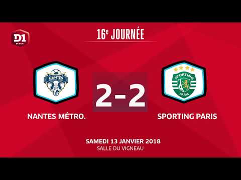 Nantes Métropole - Sporting Paris 13-01-2018