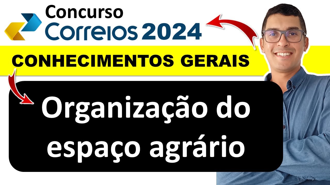 Organização do espaço agrário correios | Setor primário secundário e terciário #correios2024 #ibfc
