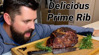 Offset Smoker| Delicious Prime Rib! AMAZING Smoke Flavor!