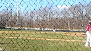 preview picture of video 'Matawan H.S. vs. Freehold H.S. John Carelli 2 RBI Triple 4-9-2014'