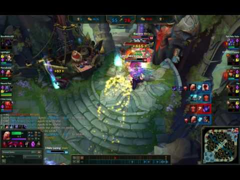 [URF] VLADIMIR PENTAKILL UNDER ENEMY FOUNTAIN