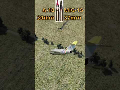 A-10 Gets Wing Deleted by MiG-15 #dcs #simulation
