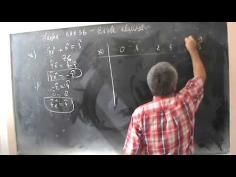 Lectia BAA 36-  Ecuatie in clasa de resturi modulo 6