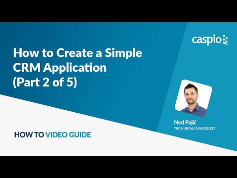 Creating a Simple CRM Application / Part 2 of 5 / Table Structure