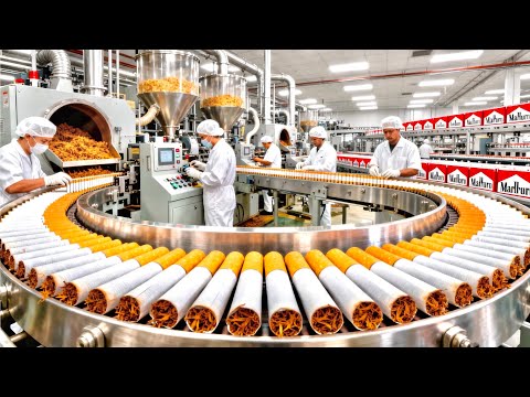 HOW CIGARETTES are MADE 🚬 | INSIDE the TOBACCO INDUSTRY 🏭
