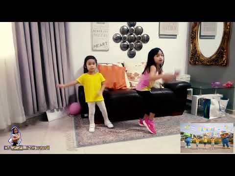 Banana Chacha Dance Challenge by: Dazzling Yana & Aviel TimeLapse
