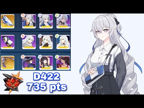 [Honkai Impact 3] SEA - Ex-Abyss Red Lotus (D422) - Assaka (Ranged) 735 pts - SW(S0) HB RC Fuxi 2*