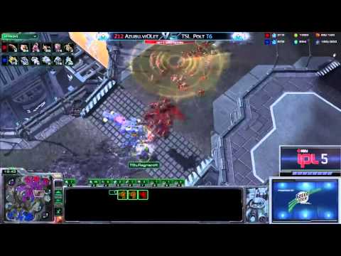 SC2 Polt vs Violet TvZ Game 1 IPL 5 Losers Finals Starcraft 2 Tournaments