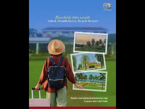 Dive into the allure of sun, sand & serenity at Ashok Pondicherry Beach Resort. #itdcindia