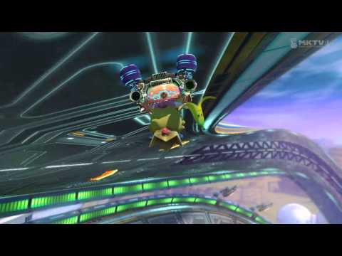 Wii U - Mario Kart 8 - Mute City Egg Cup 50cc - Baby Peach