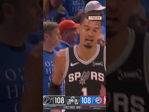 🇫🇷​💪​ QUELLE PERFORMANCE de Wemby #wembanyama #basketball #nba