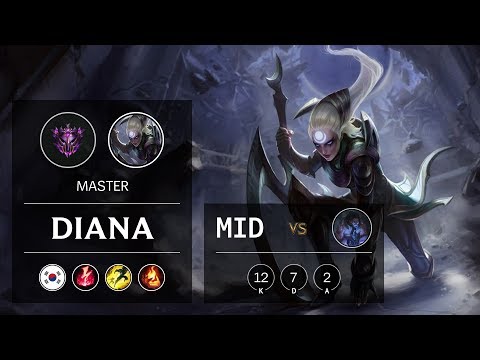 Diana Mid vs Sylas - KR Master Patch 9.18