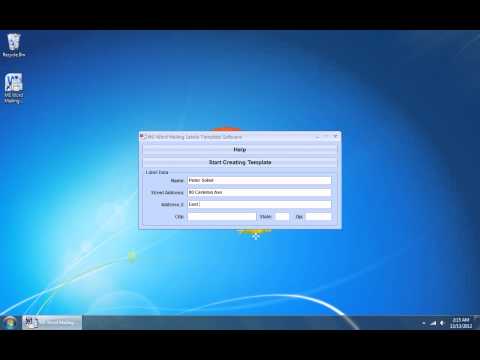 MS Word Mailing Labels Template Software