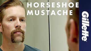 Mustache Styles: How to Shave a Horseshoe Mustache | Gillette