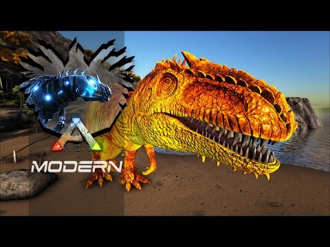 ARK Mods Ragnarok T3EP14 - Alpha Giganotossauro Um Taming Dificil!
