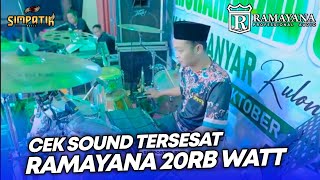 Download lagu CEK SOUND TERSESAT - LIVE SIMPATIK MUSIC - RAMAYANA 20RB WATT - KARANGANYAR PONCOKUSUMO MALANG mp3