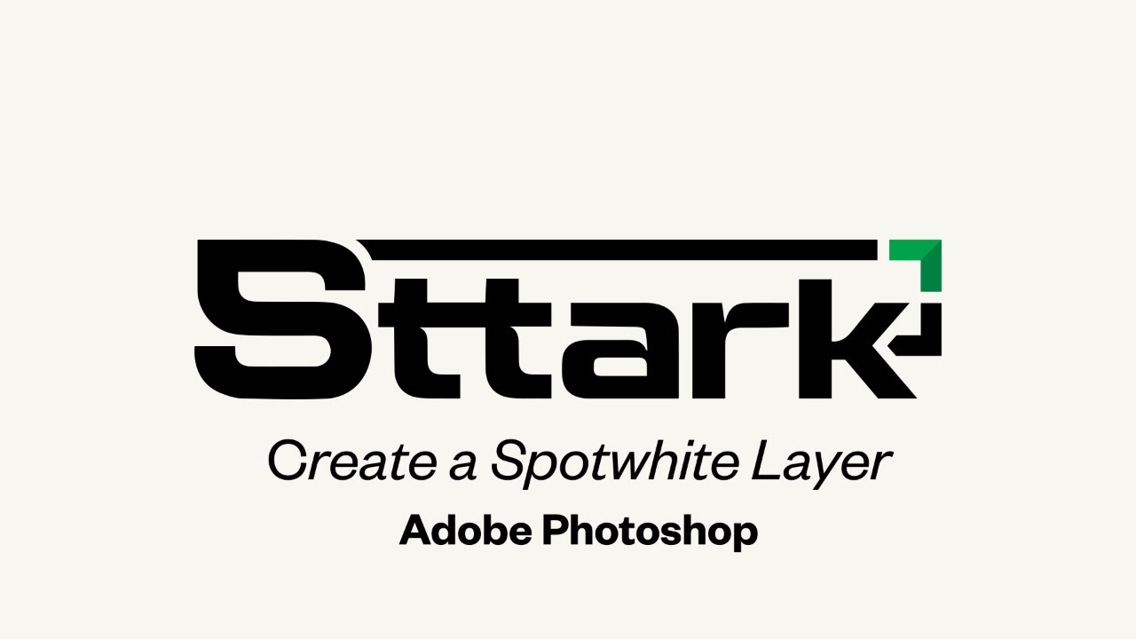 Adobe Photoshop: How to Create a Spotwhite Layer