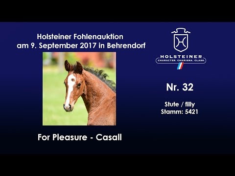 Nr. 32 v. For Pleasure - Casall