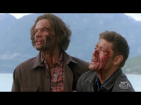 Supernatural 15x19 - Sam and Dean fighting against Chuck!