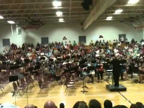 CJHS Freshman concert band performing Batman Soundtrack Highlights