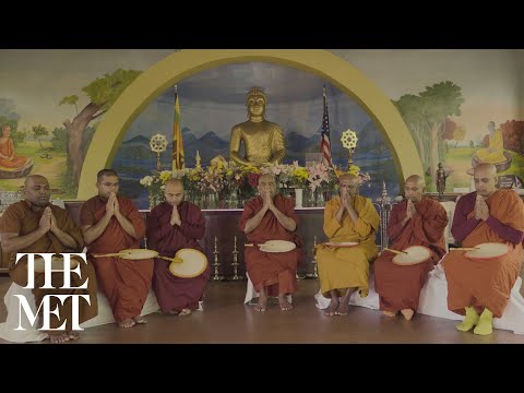 Os monges budistas Vihara de Nova York