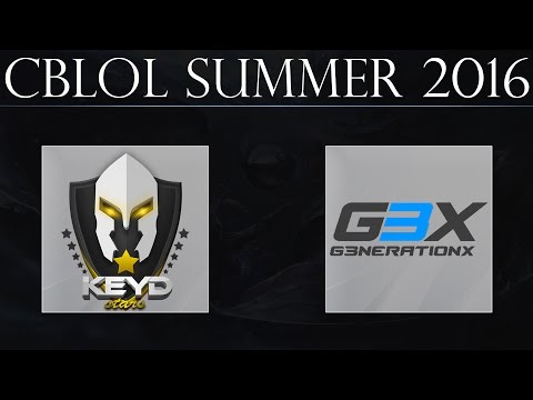 [Highlights] kStars vs g3x G1 | Keyd Stars vs g3nerationX Game 1 (17.01.2016) | CBLOL Sumer 2016