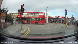 Goodmayes test route through Ilford lane at 10.44am