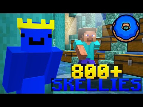 I Raided an 800+ Skeleton Spawner Base on DonutSMP (GOT RICH!)