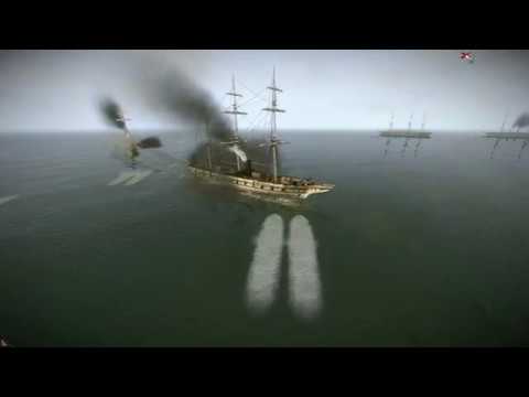 Shogun 2 Fall of the Samurai - Torpedo vs Frigate 1