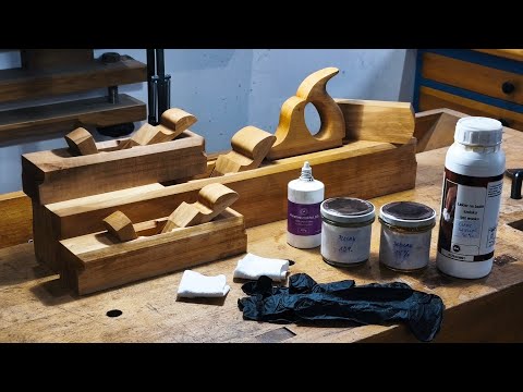 085 Finishing hand planes with shellac
