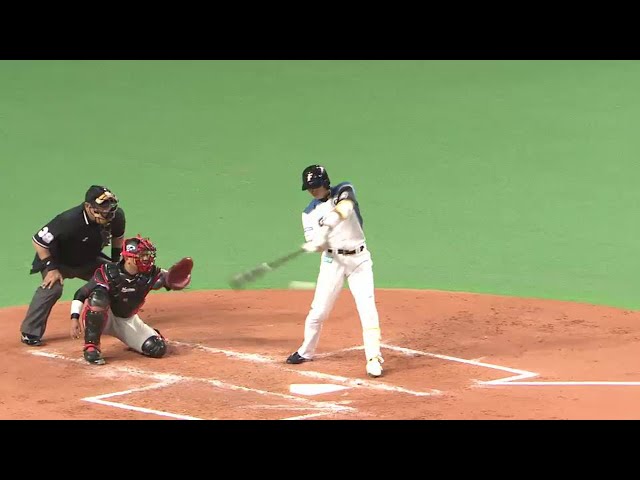 【2回裏】ファイターズ・大野 お手本にした右打ちで先制打!! 2016/4/15 F-M