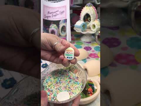 How to decorate sugar eggs! LEARN NOW!