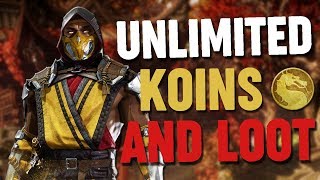 Mortal Kombat 11 - *NEW* UNLIMITED KOINS + LOOT AFK FARMING METHOD! (Unlimited Rewards Glitch!)