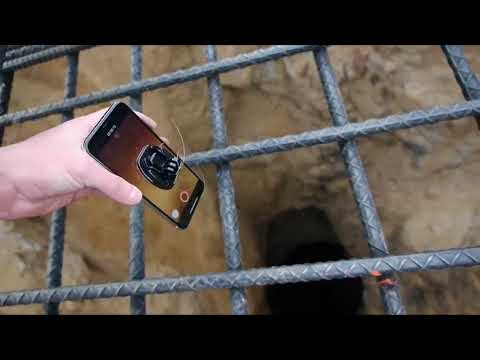 Dropping an IphoneX down a mining hole