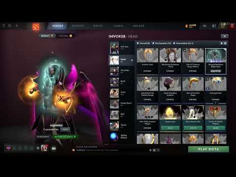 New Invoker Set + Frostbloom Unusual Combo