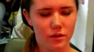 Morgan's nose piercing!!! haha