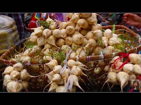 Market Food In My Village, Natural Living In Asian Market, Market Street Food
