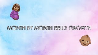 MONTH BY MONTH BELLY GROWTH | Huisje, Boompje, Baby! | Episode 7 |