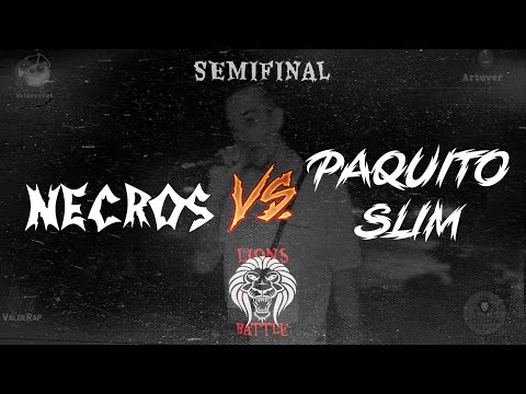 (BATALLÓN) NECROS vs PAQUITO SLIM - Semis LIONS BATTLE III