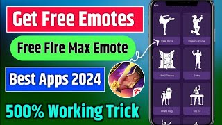 free fire mein emote kaise le 2024 | how to get emotes in free fire max | free fire emote apps