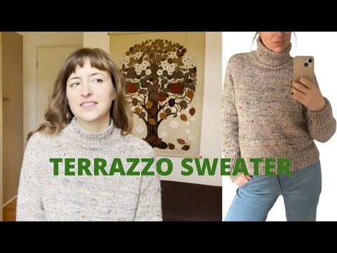 My Terrazzo Sweater (PetiteKnit) - first I liked it, now I love it!