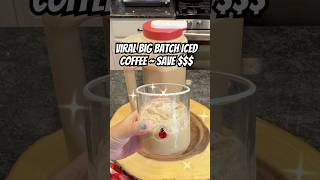 Save Over $1,500 This Year ☕ (Viral Big Batch Iced Coffee)