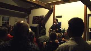 Slaid Cleaves does Horses and Divorces at a house concert in Pittsburgh
