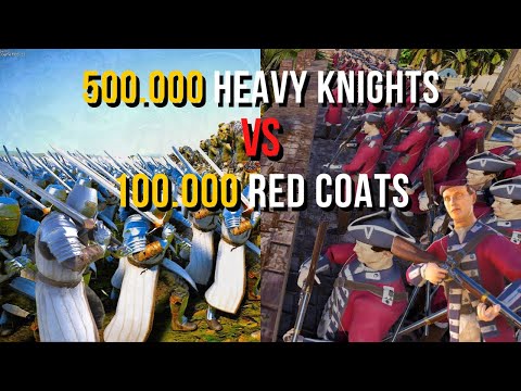 500.000 Heavy Knights vs 100.000 Red Coat - Ultimate epic battle simulator 2 | UEBS2