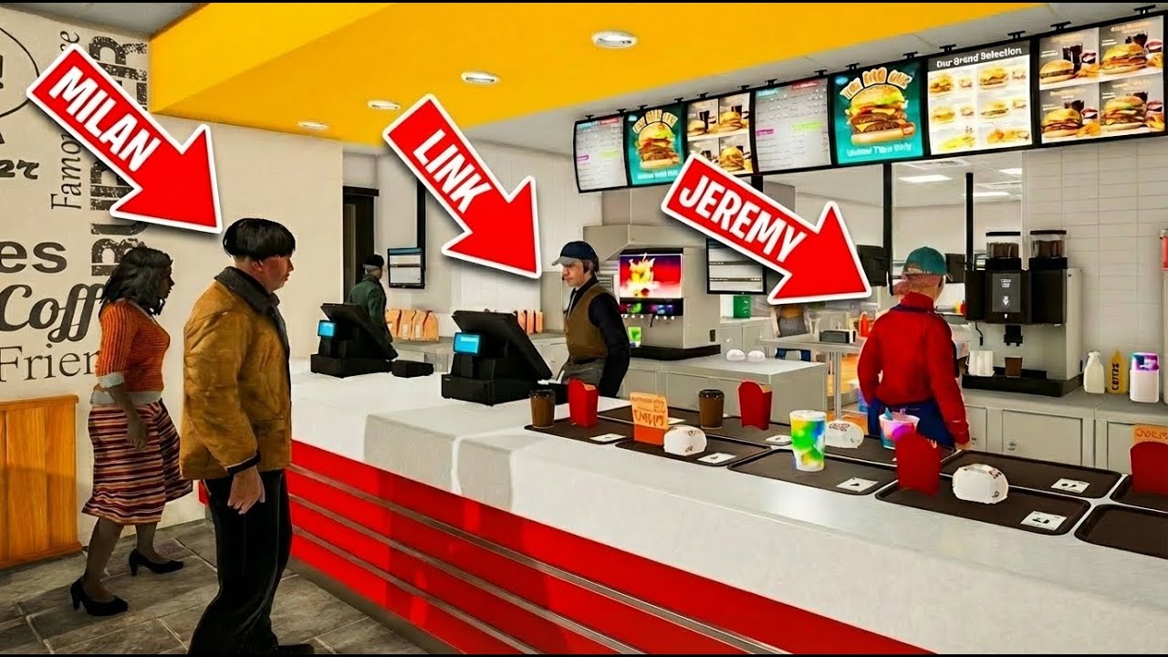 Fastfood Simulator met Jeremy en Link