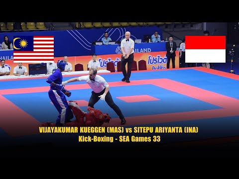 MEN’S POINT FIGHTING – 63KG: VIJAYAKUMAR KUEGGEN (MAS) VS SITEPU ARIYANTA (INA) – SEA GAMES 33