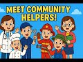 Meet The Community Helpers Fun Jobs Song For Kids Learn About Occupations TOONIVERSE KIDS TV
