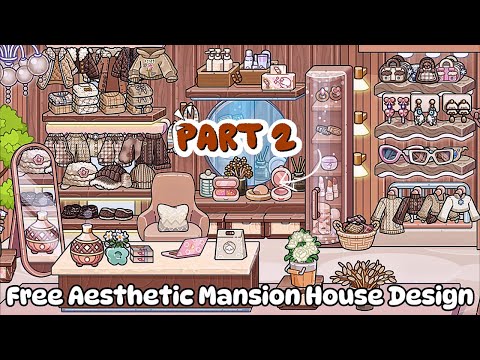 Teil 2! Kostenloses ästhetisches Villenhaus-Design | Avatar-Welt-Hausbesichtigung